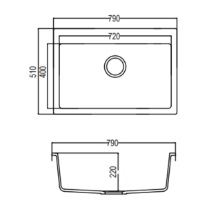 Chậu đá Maadela MDS-A7951I - 15