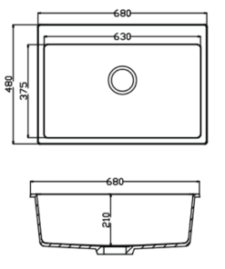 Chậu đá Maadela MDS-A6848W - 14 Chậu đá Maadela MDS-A6848W - 13