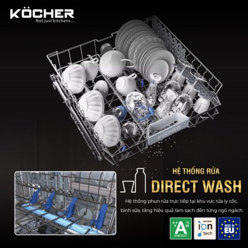MÁY RỬA BÁT KOCHER KDEU 8866S8 SERIES 8