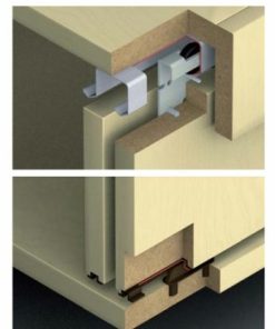 Bộ phụ kiện cửa trượt Hafele 25 IF AA cho cửa 2 cánh 400.51.322