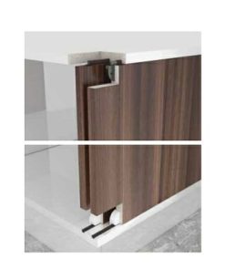 Bộ phụ kiện cửa trượt 2 cánh 25kg Hafele 494.00.120