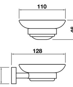 Đĩa đựng xà phòng InnoRound MS: 580.34.350 - 6 Đĩa đựng xà phòng InnoRound MS: 580.34.350 - 5