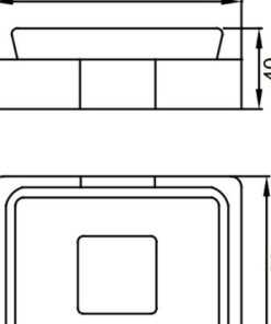 Đĩa đựng xà phòng InnoGeo-S Hafele 580.41.260 - 5