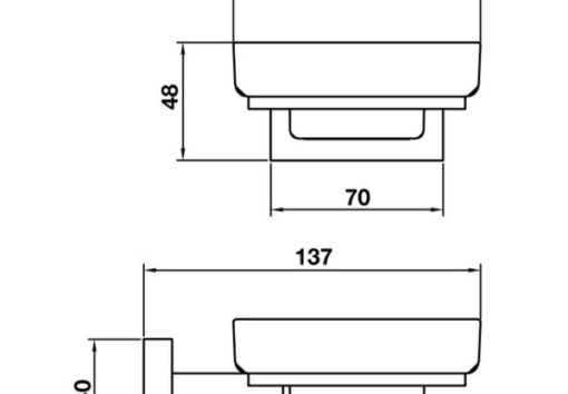 Đĩa đựng xà phòng InnoSquare 580.34.050 - 3