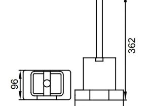 Cọ vệ sinh Hafele InnoGeo-S 580.41.250 - 5