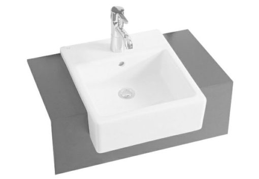 Chậu rửa mặt bán âm Lavabo Häfele 588.64.011 - 5