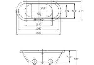 Bồn tắm độc lập cổ điển Häfele Victoria 588.55.650 - 5