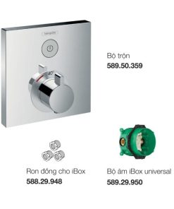Bộ trộn sen tắm âm ShowerSelect Hansgrohe 589.50.363 - 6 Bộ trộn sen tắm âm ShowerSelect Hansgrohe 589.50.363 - 5