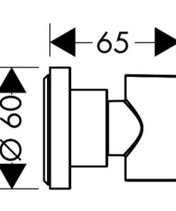 Giá đỡ sen tay Hafele 589.30.662 - 6 Giá đỡ sen tay Hafele 589.30.662 - 5