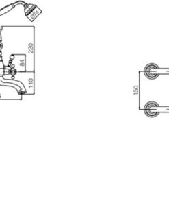 Cây sen tắm âm sàn Victoria MS: 589.02.272 - 6 Cây sen tắm âm sàn Victoria MS: 589.02.272 - 5