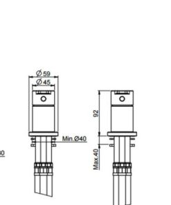 Bộ vòi nóng lạnh 4 lỗ cho bồn tắm Celina MS: 589.02.188 - 6 Bộ vòi nóng lạnh 4 lỗ cho bồn tắm Celina MS: 589.02.188 - 5