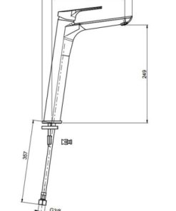 Vòi lavabo Hafele Emma 589.02.031 - 6 Vòi lavabo Hafele Emma 589.02.031 - 5