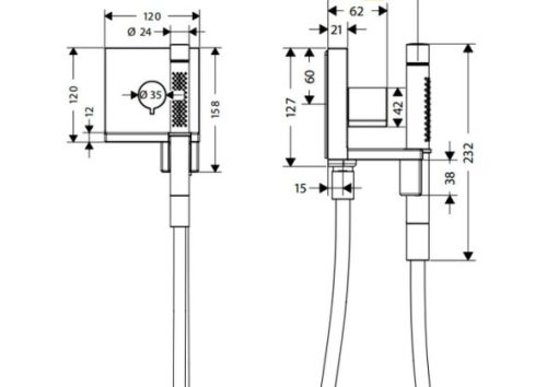 Bộ sen tay ShowerCollection Hansgrohe 589.29.688 - 3