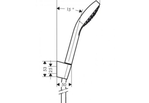 Bộ sen tay Croma Select E Hansgrohe 589.54.120 - 3