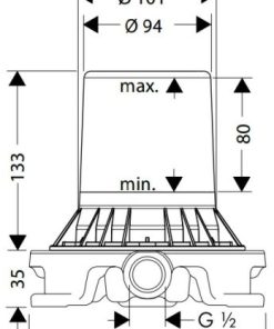 Bộ âm cho sen tắm âm sàn MS: 589.29.126 - 5