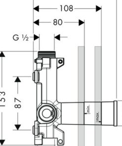 Bộ âm cho sen tắm MS: 589.29.717 - 6 Bộ âm cho sen tắm MS: 589.29.717 - 5