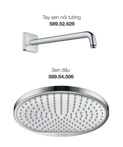 Trọn bộ sen đầu gắn tường Hansgrohe 589.52.677 - 10 Trọn bộ sen đầu gắn tường Hansgrohe 589.52.677 - 9