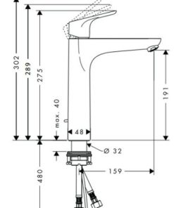 Vòi lavabo Hansgrohe Focus 589.29.223 - 6 Vòi lavabo Hansgrohe Focus 589.29.223 - 5