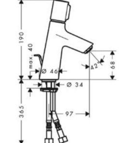 Vòi lavabo Hansgrohe Talis Select S 589.29.772 - 6 Vòi lavabo Hansgrohe Talis Select S 589.29.772 - 5