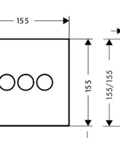 Van điều chỉnh tắt mở ShowerSelect Hansgrohe 589.50.322 - 6 Van điều chỉnh tắt mở ShowerSelect Hansgrohe 589.50.322 - 5