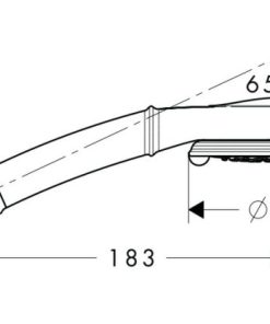 Cây sen tắm âm sàn Puravida Hafele 589.50.835