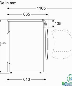 MÁY SẤY BOSCH SERIE 8 WTW87541 HEATPUMP - 8