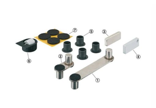 Phụ kiện xoay mặt bàn Hafele 646.31.000 - 1