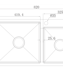 Chậu rửa chén Maadela MDS-8245D - 20 Chậu rửa chén Maadela MDS-8245D - 19