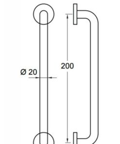 Tay nắm kéo Hafele 902.20.194 - 6 Tay nắm kéo Hafele 902.20.194 - 5