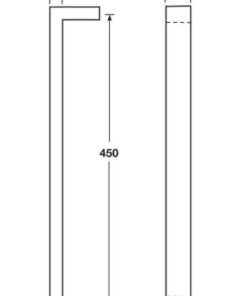 Tay nắm kéo Hafele 465mm 903.00.102 - 7