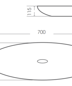 Chậu rửa đặt bàn lavabo Bello BB-300212 - 10 Chậu rửa đặt bàn lavabo Bello BB-300212 - 9