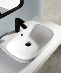 Chậu rửa mặt bán âm bàn lavabo Bello BB-300215 - 9
