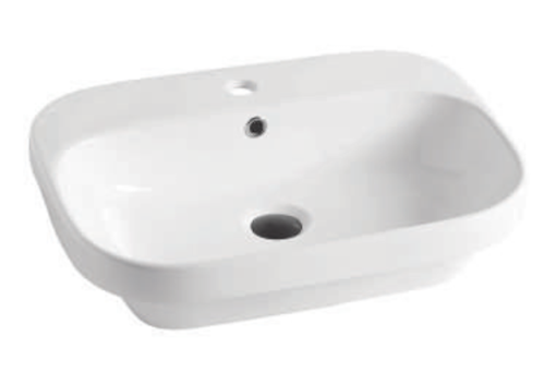 Chậu rửa mặt bán âm bàn lavabo Bello BB-300215 - 1