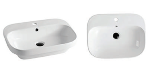 Chậu rửa mặt bán âm bàn lavabo Bello BB-300215 Counter basin - 1