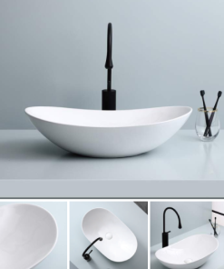 Chậu rửa mặt đặt bàn lavabo Bello BB-400129 - 9
