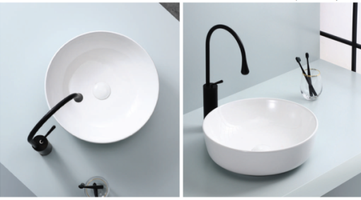 Chậu lavabo dương vành Bello BB-400201 - 5