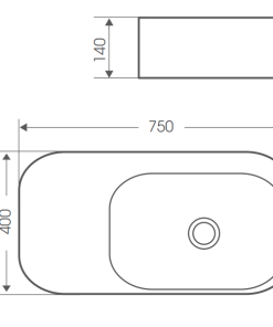 Chậu rửa mặt lavabo BELLO BB-400440 - 10 Chậu rửa mặt lavabo BELLO BB-400440 - 9