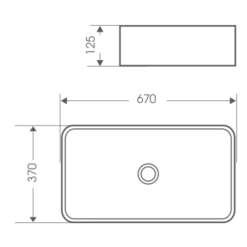 Chậu rửa mặt lavabo đặt bàn Bello BB-400502 - 3
