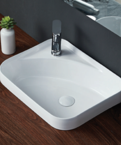 Chậu rửa mặt bán âm bàn Bello BB-400503 - 11