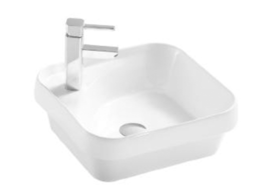 Chậu rửa mặt bán âm bàn Bello BB-400503 - 1