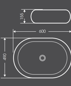 Chậu rửa mặt lavabo Bello đặt bàn BB-800323 - 6 Chậu rửa mặt lavabo Bello đặt bàn BB-800323 - 5