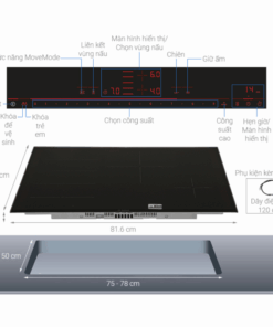 BẾP TỪ BOSCH SERIE 8 PXE875DC1E ĐA ĐIỂM 4 VÙNG NẤU 7400W
