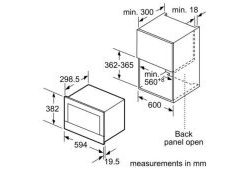 LÒ VI SÓNG BOSCH BFL634GS1B SERIE 8 ÂM TỦ 21 LÍT AUTOPILOT 7 - 19