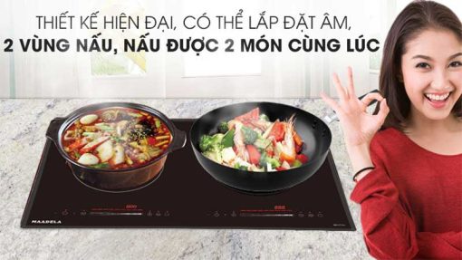 Bếp kết hợp điện từ Maadela MD-222IH - 5