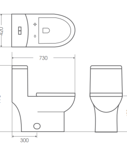 Bồn cầu BELLO BT - 800928 - 11