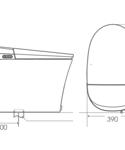 Bồn cầu thông minh Bello BT-20201E - 13