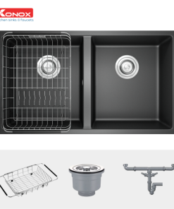 CHẬU RỬA CHÉN BÁT KONOX GRANITE VELOCI 760D - 19