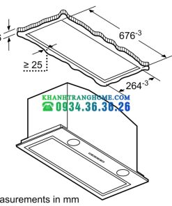MÁY HÚT MÙI ÂM TỦ BOSCH DHL785C SERIE 6 NGANG 70CM - 9