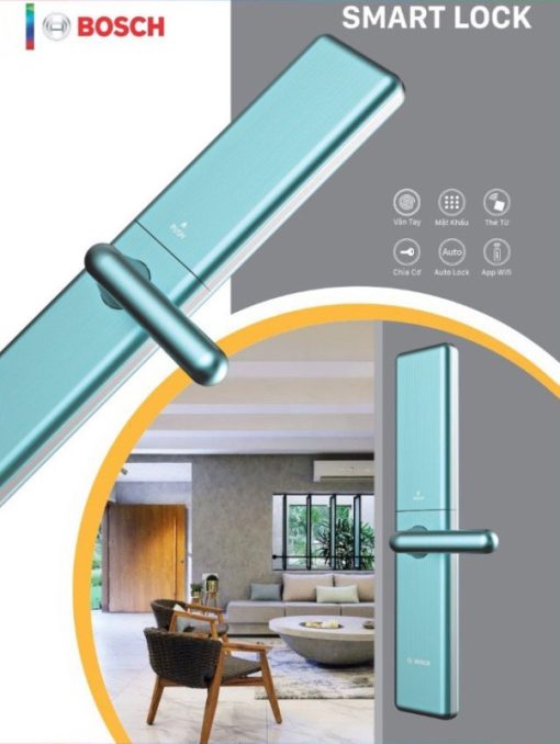 KHÓA ĐIỆN TỬ BOSCH ID80 JADE GREEN - 7
