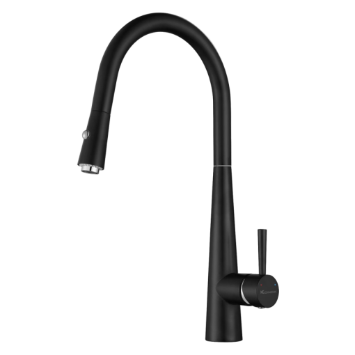 VÒI RỬA CHÉN BÁT RÚT DÂY KONOX KN1901B BLACK - 1